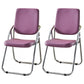 Modern Indoor-Outdoor Metal Chair Home Open Back Dining Side Chair with Arm Purple 2 Piece Set Clearhalo ' kitchen&dining_furn' 'Dining Chairs' 'Dining Tables & Seating' 'dining_chair' 'furn' 'furn_dining_chair' 'Furniture' 'furniture_dining_chair' 'Kitchen & Dining Furniture' 'kitchen' 3846487