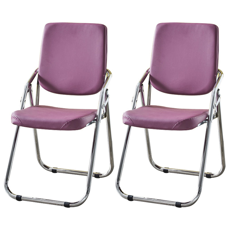 Modern Indoor-Outdoor Metal Chair Home Open Back Dining Side Chair with Arm Purple 2 Piece Set Clearhalo ' kitchen&dining_furn' 'Dining Chairs' 'Dining Tables & Seating' 'dining_chair' 'furn' 'furn_dining_chair' 'Furniture' 'furniture_dining_chair' 'Kitchen & Dining Furniture' 'kitchen' 3846487