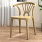 Contemporary Plastic Dining Side Chair Dining Room Armless Wishbone Chair Khaki 1 Piece Clearhalo ' kitchen&dining_furn' 'Dining Chairs' 'Dining Tables & Seating' 'dining_chair' 'furn' 'furn_dining_chair' 'Furniture' 'furniture_dining_chair' 'Kitchen & Dining Furniture' 'kitchen' 3846543