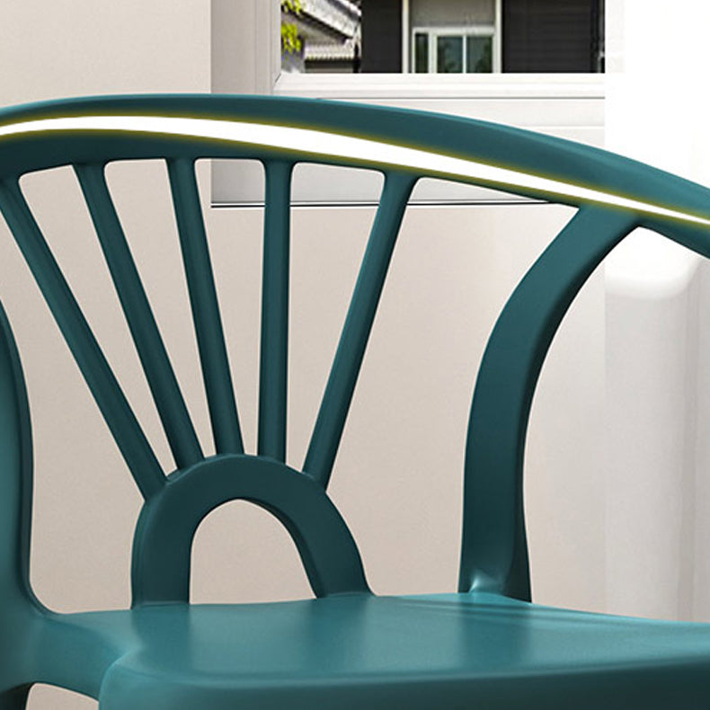 Contemporary Plastic Dining Side Chair Dining Room Armless Wishbone Chair Clearhalo ' kitchen&dining_furn' 'Dining Chairs' 'Dining Tables & Seating' 'dining_chair' 'furn' 'furn_dining_chair' 'Furniture' 'furniture_dining_chair' 'Kitchen & Dining Furniture' 'kitchen' 3846553