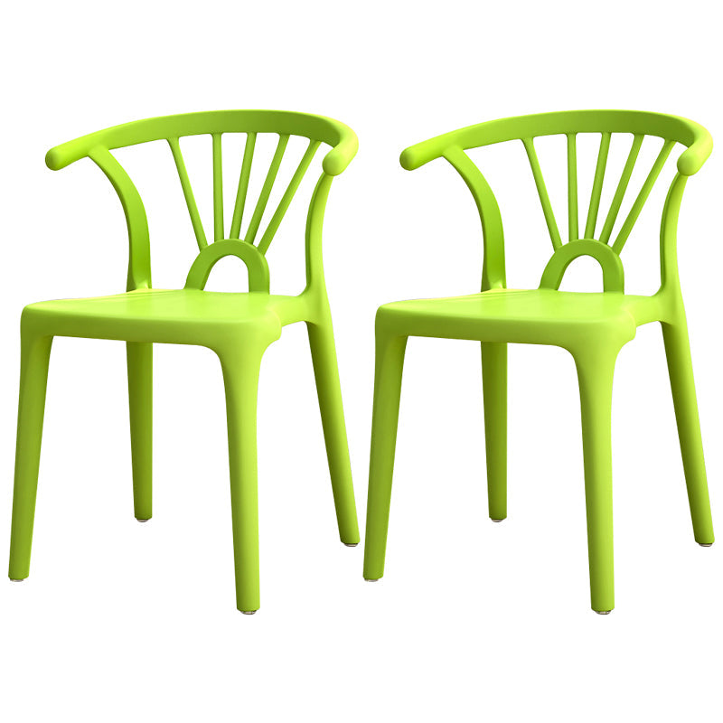 Contemporary Plastic Dining Side Chair Dining Room Armless Wishbone Chair Light Green 2 Piece Set Clearhalo ' kitchen&dining_furn' 'Dining Chairs' 'Dining Tables & Seating' 'dining_chair' 'furn' 'furn_dining_chair' 'Furniture' 'furniture_dining_chair' 'Kitchen & Dining Furniture' 'kitchen' 3846573