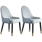 Contemporary Wood Dining Room Chairs Upholstered Side Armchairs for Home Use Sky Blue 2 Piece Set Clearhalo ' kitchen&dining_furn' 'Dining Chairs' 'Dining Tables & Seating' 'dining_chair' 'furn' 'furn_dining_chair' 'Furniture' 'furniture_dining_chair' 'Kitchen & Dining Furniture' 'kitchen' 3846595