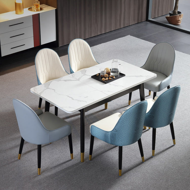 Contemporary Wood Dining Room Chairs Upholstered Side Armchairs for Home Use Clearhalo ' kitchen&dining_furn' 'Dining Chairs' 'Dining Tables & Seating' 'dining_chair' 'furn' 'furn_dining_chair' 'Furniture' 'furniture_dining_chair' 'Kitchen & Dining Furniture' 'kitchen' 3846599