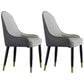 Contemporary Wood Dining Room Chairs Upholstered Side Armchairs for Home Use Grey 2 Piece Set Clearhalo ' kitchen&dining_furn' 'Dining Chairs' 'Dining Tables & Seating' 'dining_chair' 'furn' 'furn_dining_chair' 'Furniture' 'furniture_dining_chair' 'Kitchen & Dining Furniture' 'kitchen' 3846607