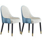 Contemporary Wood Dining Room Chairs Upholstered Side Armchairs for Home Use Light Blue 2 Piece Set Clearhalo ' kitchen&dining_furn' 'Dining Chairs' 'Dining Tables & Seating' 'dining_chair' 'furn' 'furn_dining_chair' 'Furniture' 'furniture_dining_chair' 'Kitchen & Dining Furniture' 'kitchen' 3846613