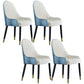 Contemporary Wood Dining Room Chairs Upholstered Side Armchairs for Home Use Light Blue 4 Piece Set Clearhalo ' kitchen&dining_furn' 'Dining Chairs' 'Dining Tables & Seating' 'dining_chair' 'furn' 'furn_dining_chair' 'Furniture' 'furniture_dining_chair' 'Kitchen & Dining Furniture' 'kitchen' 3846614