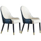 Contemporary Wood Dining Room Chairs Upholstered Side Armchairs for Home Use Dark Blue 2 Piece Set Clearhalo ' kitchen&dining_furn' 'Dining Chairs' 'Dining Tables & Seating' 'dining_chair' 'furn' 'furn_dining_chair' 'Furniture' 'furniture_dining_chair' 'Kitchen & Dining Furniture' 'kitchen' 3846616