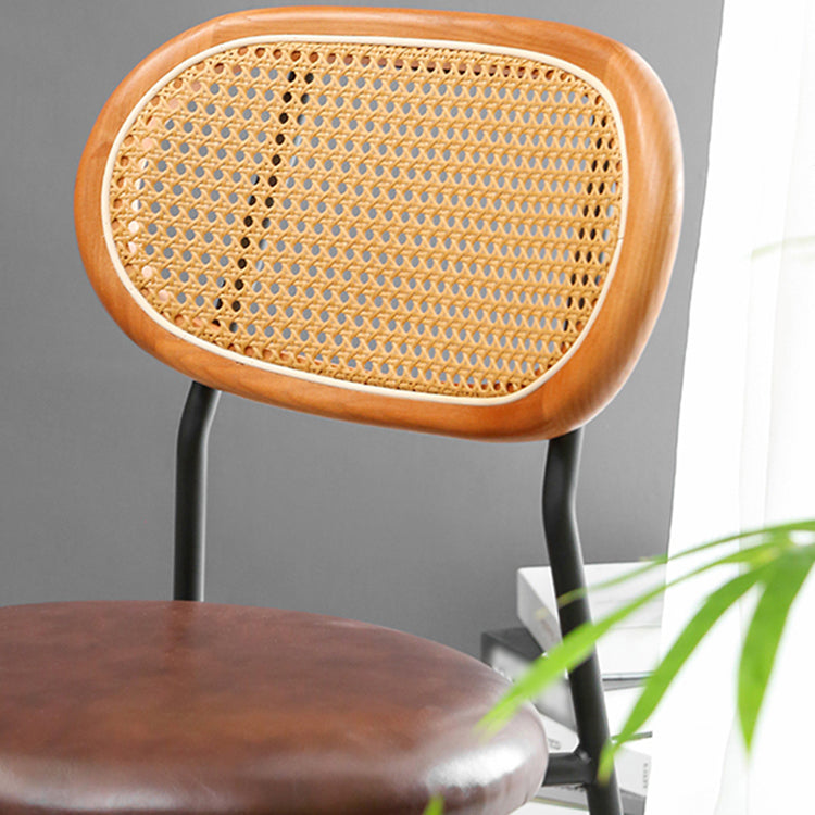 Contemporary Style Metal Chair Set Kitchen Dining Room Open Back Side Chairs Clearhalo ' kitchen&dining_furn' 'Dining Chairs' 'Dining Tables & Seating' 'dining_chair' 'furn' 'furn_dining_chair' 'Furniture' 'furniture_dining_chair' 'Kitchen & Dining Furniture' 'kitchen' 3846632