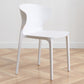 Contemporary Indoor-Outdoor Plastic Dining Chair Stacking Dining Chair White 1 Piece Clearhalo ' kitchen&dining_furn' 'Dining Chairs' 'Dining Tables & Seating' 'dining_chair' 'furn' 'furn_dining_chair' 'Furniture' 'furniture_dining_chair' 'Kitchen & Dining Furniture' 'kitchen' 3846704