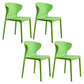 Contemporary Indoor-Outdoor Plastic Dining Chair Stacking Dining Chair Fruit Green 4 Piece Set Clearhalo ' kitchen&dining_furn' 'Dining Chairs' 'Dining Tables & Seating' 'dining_chair' 'furn' 'furn_dining_chair' 'Furniture' 'furniture_dining_chair' 'Kitchen & Dining Furniture' 'kitchen' 3846725