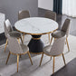 Glam Style Upholstered Side Chairs Solid Back Armless Dining Side Chairs for Home Clearhalo ' kitchen&dining_furn' 'Dining Chairs' 'Dining Tables & Seating' 'dining_chair' 'furn' 'furn_dining_chair' 'Furniture' 'furniture_dining_chair' 'Kitchen & Dining Furniture' 'kitchen' 3846814