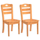 Modern Indoor-Outdoor Wood Dining Chair Armless Ladder Back Side Chair (Set of 2) Tan Clearhalo ' kitchen&dining_furn' 'Dining Chairs' 'Dining Tables & Seating' 'dining_chair' 'furn' 'furn_dining_chair' 'Furniture' 'furniture_dining_chair' 'Kitchen & Dining Furniture' 'kitchen' 3846864