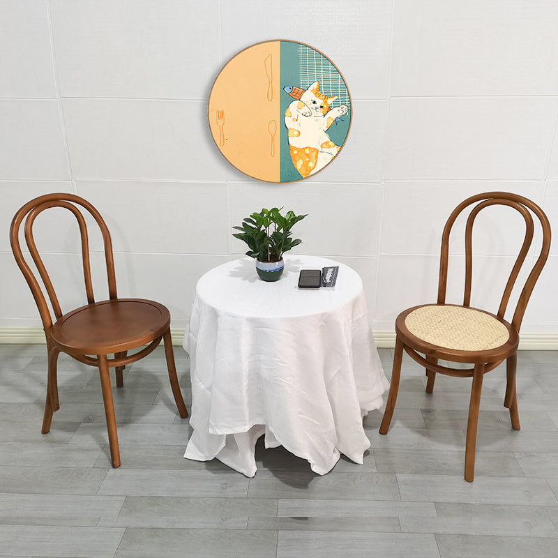 Modern Style Beech Wood Chair Windsor Back Side Kitchen Dining Chairs Set Clearhalo ' kitchen&dining_furn' 'Dining Chairs' 'Dining Tables & Seating' 'dining_chair' 'furn' 'furn_dining_chair' 'Furniture' 'furniture_dining_chair' 'Kitchen & Dining Furniture' 'kitchen' 3846887