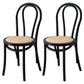 Modern Style Beech Wood Chair Windsor Back Side Kitchen Dining Chairs Set Black Wicker & Rattan 2 Piece Set Clearhalo ' kitchen&dining_furn' 'Dining Chairs' 'Dining Tables & Seating' 'dining_chair' 'furn' 'furn_dining_chair' 'Furniture' 'furniture_dining_chair' 'Kitchen & Dining Furniture' 'kitchen' 3846894