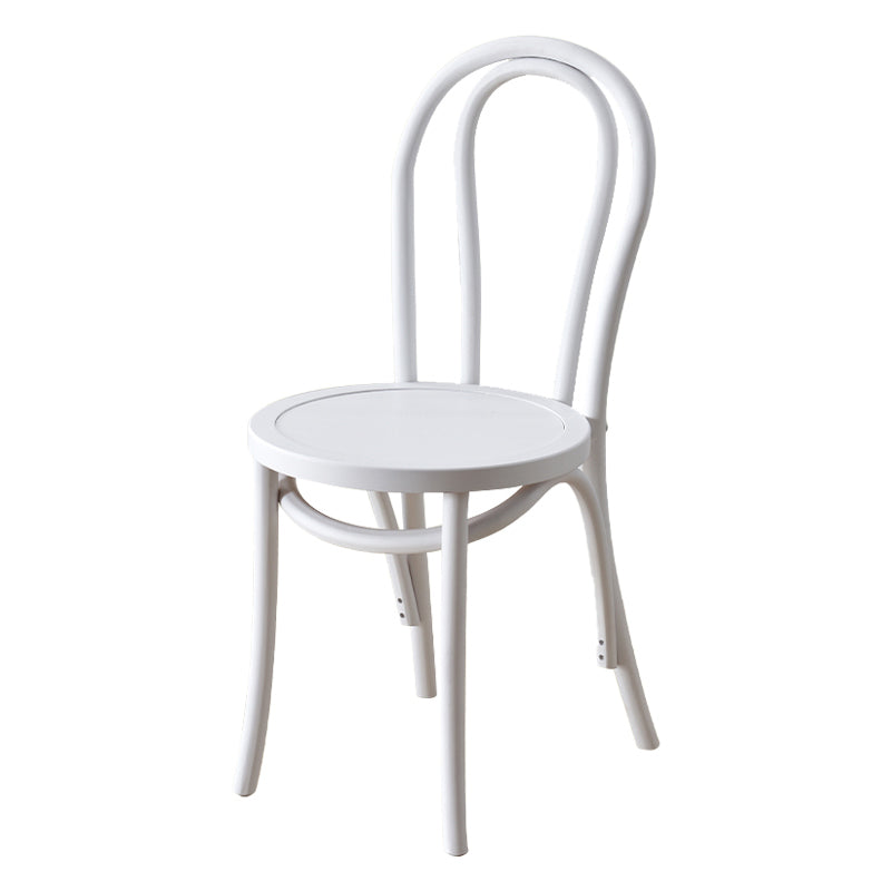 Modern Style Beech Wood Chair Windsor Back Side Kitchen Dining Chairs Set White Wood 1 Piece Clearhalo ' kitchen&dining_furn' 'Dining Chairs' 'Dining Tables & Seating' 'dining_chair' 'furn' 'furn_dining_chair' 'Furniture' 'furniture_dining_chair' 'Kitchen & Dining Furniture' 'kitchen' 3846898