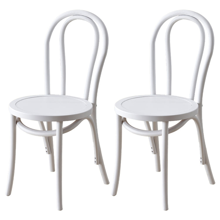 Modern Style Beech Wood Chair Windsor Back Side Kitchen Dining Chairs Set White Wood 2 Piece Set Clearhalo ' kitchen&dining_furn' 'Dining Chairs' 'Dining Tables & Seating' 'dining_chair' 'furn' 'furn_dining_chair' 'Furniture' 'furniture_dining_chair' 'Kitchen & Dining Furniture' 'kitchen' 3846900
