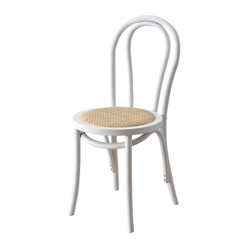 Modern Style Beech Wood Chair Windsor Back Side Kitchen Dining Chairs Set White Wicker & Rattan 1 Piece Clearhalo ' kitchen&dining_furn' 'Dining Chairs' 'Dining Tables & Seating' 'dining_chair' 'furn' 'furn_dining_chair' 'Furniture' 'furniture_dining_chair' 'Kitchen & Dining Furniture' 'kitchen' 3846904