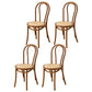 Modern Style Beech Wood Chair Windsor Back Side Kitchen Dining Chairs Set Brown Wicker & Rattan 4 Piece Set Clearhalo ' kitchen&dining_furn' 'Dining Chairs' 'Dining Tables & Seating' 'dining_chair' 'furn' 'furn_dining_chair' 'Furniture' 'furniture_dining_chair' 'Kitchen & Dining Furniture' 'kitchen' 3846914