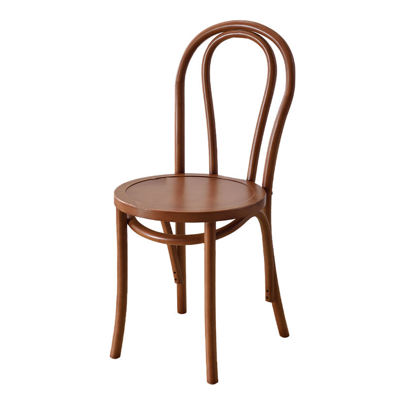 Modern Style Beech Wood Chair Windsor Back Side Kitchen Dining Chairs Set Walnut Wood 1 Piece Clearhalo ' kitchen&dining_furn' 'Dining Chairs' 'Dining Tables & Seating' 'dining_chair' 'furn' 'furn_dining_chair' 'Furniture' 'furniture_dining_chair' 'Kitchen & Dining Furniture' 'kitchen' 3846921