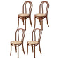 Modern Style Beech Wood Chair Windsor Back Side Kitchen Dining Chairs Set Walnut Wicker & Rattan 4 Piece Set Clearhalo ' kitchen&dining_furn' 'Dining Chairs' 'Dining Tables & Seating' 'dining_chair' 'furn' 'furn_dining_chair' 'Furniture' 'furniture_dining_chair' 'Kitchen & Dining Furniture' 'kitchen' 3846926