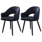 Home Scandinavian Arm Chair Upholstered Open Back Metal Dining Room Chair Black 2 Piece Set Black Clearhalo ' kitchen&dining_furn' 'Dining Chairs' 'Dining Tables & Seating' 'dining_chair' 'furn' 'furn_dining_chair' 'Furniture' 'furniture_dining_chair' 'Kitchen & Dining Furniture' 'kitchen' 3846976