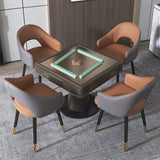 Home Scandinavian Arm Chair Upholstered Open Back Metal Dining Room Chair Clearhalo ' kitchen&dining_furn' 'Dining Chairs' 'Dining Tables & Seating' 'dining_chair' 'furn' 'furn_dining_chair' 'Furniture' 'furniture_dining_chair' 'Kitchen & Dining Furniture' 'kitchen' 3847000