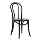 Contemporary Style Beech Wood Chiar Windsor Back Side Kitchen Dining Chair Black Wood 1 Piece Clearhalo ' kitchen&dining_furn' 'Dining Chairs' 'Dining Tables & Seating' 'dining_chair' 'furn' 'furn_dining_chair' 'Furniture' 'furniture_dining_chair' 'Kitchen & Dining Furniture' 'kitchen' 3847058