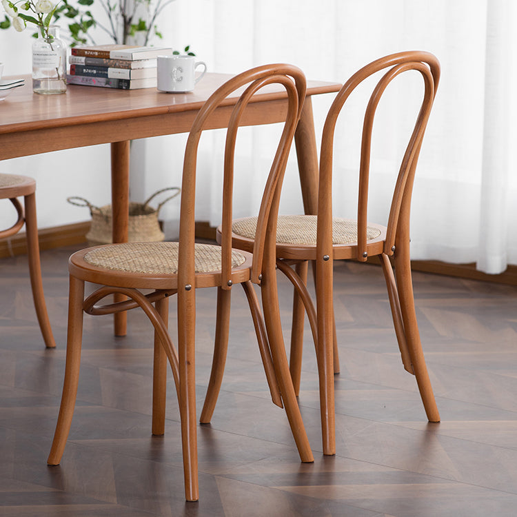 Contemporary Style Beech Wood Chiar Windsor Back Side Kitchen Dining Chair Clearhalo ' kitchen&dining_furn' 'Dining Chairs' 'Dining Tables & Seating' 'dining_chair' 'furn' 'furn_dining_chair' 'Furniture' 'furniture_dining_chair' 'Kitchen & Dining Furniture' 'kitchen' 3847060