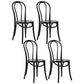 Contemporary Style Beech Wood Chiar Windsor Back Side Kitchen Dining Chair Black Wood 4 Piece Set Clearhalo ' kitchen&dining_furn' 'Dining Chairs' 'Dining Tables & Seating' 'dining_chair' 'furn' 'furn_dining_chair' 'Furniture' 'furniture_dining_chair' 'Kitchen & Dining Furniture' 'kitchen' 3847061