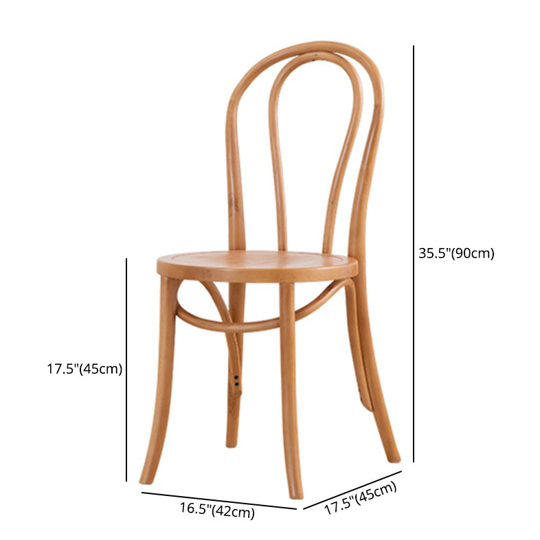 Contemporary Style Beech Wood Chiar Windsor Back Side Kitchen Dining Chair Clearhalo ' kitchen&dining_furn' 'Dining Chairs' 'Dining Tables & Seating' 'dining_chair' 'furn' 'furn_dining_chair' 'Furniture' 'furniture_dining_chair' 'Kitchen & Dining Furniture' 'kitchen' 3847075