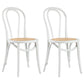 Contemporary Style Beech Wood Chiar Windsor Back Side Kitchen Dining Chair White Wicker & Rattan 2 Piece Set Clearhalo ' kitchen&dining_furn' 'Dining Chairs' 'Dining Tables & Seating' 'dining_chair' 'furn' 'furn_dining_chair' 'Furniture' 'furniture_dining_chair' 'Kitchen & Dining Furniture' 'kitchen' 3847078