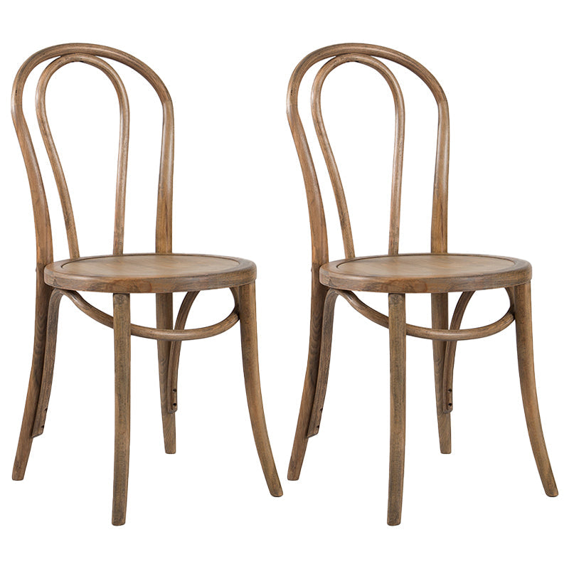 Contemporary Style Beech Wood Chiar Windsor Back Side Kitchen Dining Chair Smoke Gray Wood 2 Piece Set Clearhalo ' kitchen&dining_furn' 'Dining Chairs' 'Dining Tables & Seating' 'dining_chair' 'furn' 'furn_dining_chair' 'Furniture' 'furniture_dining_chair' 'Kitchen & Dining Furniture' 'kitchen' 3847095