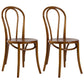 Contemporary Style Beech Wood Chiar Windsor Back Side Kitchen Dining Chair Walnut Wood 2 Piece Set Clearhalo ' kitchen&dining_furn' 'Dining Chairs' 'Dining Tables & Seating' 'dining_chair' 'furn' 'furn_dining_chair' 'Furniture' 'furniture_dining_chair' 'Kitchen & Dining Furniture' 'kitchen' 3847101