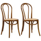 Contemporary Style Beech Wood Chiar Windsor Back Side Kitchen Dining Chair Walnut Wicker & Rattan 2 Piece Set Clearhalo ' kitchen&dining_furn' 'Dining Chairs' 'Dining Tables & Seating' 'dining_chair' 'furn' 'furn_dining_chair' 'Furniture' 'furniture_dining_chair' 'Kitchen & Dining Furniture' 'kitchen' 3847104