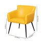 Scandinavian Home Arm Chair Upholstered Parsons Back Metal Single Dining Room Chair Clearhalo ' kitchen&dining_furn' 'Dining Chairs' 'Dining Tables & Seating' 'dining_chair' 'furn' 'furn_dining_chair' 'Furniture' 'furniture_dining_chair' 'Kitchen & Dining Furniture' 'kitchen' 3847156