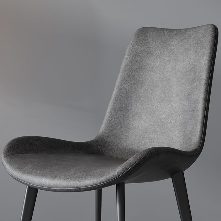 Contemporary Restaurant Upholstered Side Chair Matte Finish Parsons Dining Chair (Set of 2) Clearhalo ' kitchen&dining_furn' 'Dining Chairs' 'Dining Tables & Seating' 'dining_chair' 'furn' 'furn_dining_chair' 'Furniture' 'furniture_dining_chair' 'Kitchen & Dining Furniture' 'kitchen' 3847168