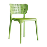Modern Indoor-Outdoor Plastic Side Chair Armless Open Back Dining Chair Clearhalo ' kitchen&dining_furn' 'Dining Chairs' 'Dining Tables & Seating' 'dining_chair' 'furn' 'furn_dining_chair' 'Furniture' 'furniture_dining_chair' 'Kitchen & Dining Furniture' 'kitchen' 3847182