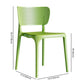 Modern Indoor-Outdoor Plastic Side Chair Armless Open Back Dining Chair Clearhalo ' kitchen&dining_furn' 'Dining Chairs' 'Dining Tables & Seating' 'dining_chair' 'furn' 'furn_dining_chair' 'Furniture' 'furniture_dining_chair' 'Kitchen & Dining Furniture' 'kitchen' 3847192