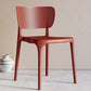 Modern Indoor-Outdoor Plastic Side Chair Armless Open Back Dining Chair Red 1 Piece Clearhalo ' kitchen&dining_furn' 'Dining Chairs' 'Dining Tables & Seating' 'dining_chair' 'furn' 'furn_dining_chair' 'Furniture' 'furniture_dining_chair' 'Kitchen & Dining Furniture' 'kitchen' 3847193