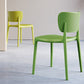 Modern Indoor-Outdoor Plastic Side Chair Armless Open Back Dining Chair Clearhalo ' kitchen&dining_furn' 'Dining Chairs' 'Dining Tables & Seating' 'dining_chair' 'furn' 'furn_dining_chair' 'Furniture' 'furniture_dining_chair' 'Kitchen & Dining Furniture' 'kitchen' 3847195