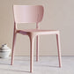 Modern Indoor-Outdoor Plastic Side Chair Armless Open Back Dining Chair Pink 1 Piece Clearhalo ' kitchen&dining_furn' 'Dining Chairs' 'Dining Tables & Seating' 'dining_chair' 'furn' 'furn_dining_chair' 'Furniture' 'furniture_dining_chair' 'Kitchen & Dining Furniture' 'kitchen' 3847198