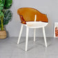 Scandinavian Style Plastic Chair Set Solid Back Arm Kitchen Single Dining Chair Khaki-White Clearhalo ' kitchen&dining_furn' 'Dining Chairs' 'Dining Tables & Seating' 'dining_chair' 'Furniture' 'furniture_dining_chair' 'Kitchen & Dining Furniture' 'kitchen' 3847227