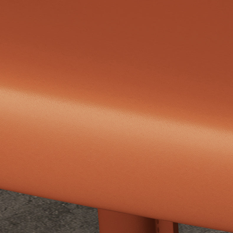 Contemporary Style Leather Dining Chairs Windsor Back Armless Dining Chairs Clearhalo ' kitchen&dining_furn' 'Dining Chairs' 'Dining Tables & Seating' 'dining_chair' 'furn' 'furn_dining_chair' 'Furniture' 'furniture_dining_chair' 'Kitchen & Dining Furniture' 'kitchen' 3847266