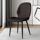 Contemporary Restaurant Leather Side Chair Matte Finish Parsons Dining Chair Brown 1 Piece Clearhalo ' kitchen&dining_furn' 'Dining Chairs' 'Dining Tables & Seating' 'dining_chair' 'furn' 'furn_dining_chair' 'Furniture' 'furniture_dining_chair' 'Kitchen & Dining Furniture' 'kitchen' 3847322