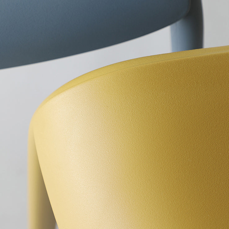Minimalist Style Plastic Armless Chair Open Back Dining Side Chair for Home Use Clearhalo ' kitchen&dining_furn' 'Dining Chairs' 'Dining Tables & Seating' 'dining_chair' 'furn' 'furn_dining_chair' 'Furniture' 'furniture_dining_chair' 'Kitchen & Dining Furniture' 'kitchen' 3847356