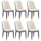 Home Contemporary Side Chair Solid Back Metal Upholstered Dining Room Chair White-Gray 6 Piece Set Brass Gold Clearhalo ' kitchen&dining_furn' 'Dining Chairs' 'Dining Tables & Seating' 'dining_chair' 'furn' 'furn_dining_chair' 'Furniture' 'furniture_dining_chair' 'Kitchen & Dining Furniture' 'kitchen' 3847478