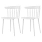 Contemporary Plastic Armless Chair Windsor Back Side Chair for Home Use White 2 Piece Set Clearhalo ' kitchen&dining_furn' 'Dining Chairs' 'Dining Tables & Seating' 'dining_chair' 'furn' 'furn_dining_chair' 'Furniture' 'furniture_dining_chair' 'Kitchen & Dining Furniture' 'kitchen' 3851891