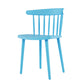 Contemporary Plastic Armless Chair Windsor Back Side Chair for Home Use Light Blue 1 Piece Clearhalo ' kitchen&dining_furn' 'Dining Chairs' 'Dining Tables & Seating' 'dining_chair' 'furn' 'furn_dining_chair' 'Furniture' 'furniture_dining_chair' 'Kitchen & Dining Furniture' 'kitchen' 3851906