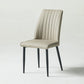 Contemporary Style Upholstered Dining Side Chair Solid Back Armless Chair for Home Use Light Gray 1 Piece Clearhalo ' kitchen&dining_furn' 'Dining Chairs' 'Dining Tables & Seating' 'dining_chair' 'furn' 'furn_dining_chair' 'Furniture' 'furniture_dining_chair' 'Kitchen & Dining Furniture' 'kitchen' 3851922