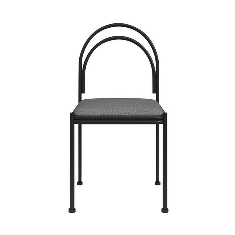Contemporary Metal Dining Armless Chair Open Back Dining Side Chair for Kitchen Grey 1 Piece Clearhalo ' kitchen&dining_furn' 'Dining Chairs' 'Dining Tables & Seating' 'dining_chair' 'furn' 'furn_dining_chair' 'Furniture' 'furniture_dining_chair' 'Kitchen & Dining Furniture' 'kitchen' 3851941
